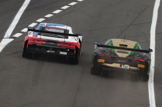 #111 - CSA Racing - Simon GACHET - Jim PLA - McLaren 720s GT3 EVO and #25 - Sainteloc Racing - Paul EVRARD - Gilles MAGNUS - Audi R8 LMS GT3 EVO II 