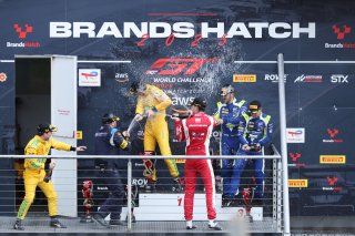 GT World Challenge powered by AWS Sprint Cup at Brands Hatch -  Overall Podium 