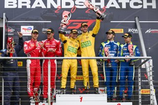 GT World Challenge powered by AWS Sprint Cup at Brands Hatch -  Overall Podium 