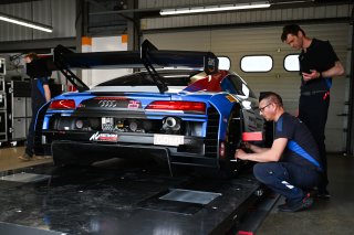 Scrutineering at GT World Challenge powered by AWS Sprint Cup at Brands Hatch 