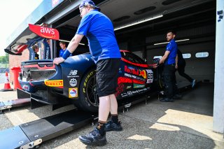 Scrutineering at GT World Challenge powered by AWS Sprint Cup at Brands Hatch 