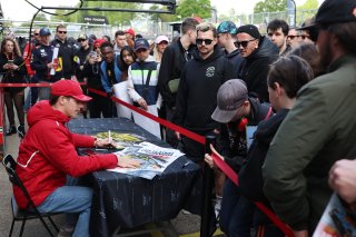 #50 - AF Corse - Arthur LECLERC - Thomas NEUBAUER - Ferrari 296 GT3 in the autograph session
