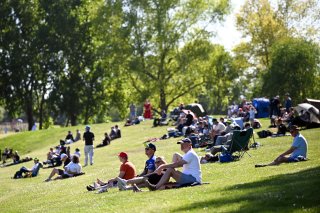 Fans at  GT World Challenge powered by AWS Sprint Cup at Brands Hatch 