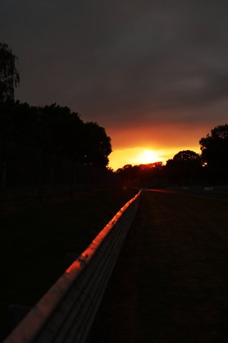 GT World Challenge powered by AWS Sprint Cup at Brands Hatch sunset