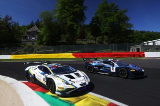 #60 - VSR - Michele BERETTA - Alessio DELEDDA - Finlay HUTCHINSON - Mattia MICHELOTTO - Lamborghini Huracan GT3 EVO2 and #2 - Johor Motorsports JMR - H.H. Prince JEFRI IBRAHIM - Prince Abu Bakar IBRAHIM - Jordan LOVE - Alexander SIMS - Corvette Z06 GT3.R