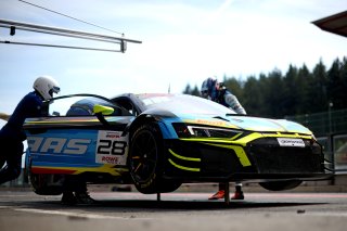 #28 - Haas RT - Xavier KNAUF - Gregory SERVAIS - Simon BALCAEN - Steven PALETTE - Audi R8 LMS GT3 EVO II