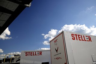 Teams arrive and setup at Circuit Spa-Francorchamps
