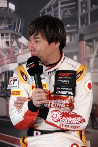 #0 - Goodsmile Racing - Kamui KOBAYASHI - Mercdes-AMG GT3 EVO in the Press Conference