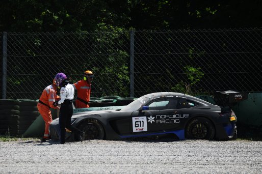 #611 - Nordique Racing - Edoardo LIBERATI - Tim SANDTLER - Kazuto KOTAKA - Mercedes-AMG GT3 EVO | SRO / JEP