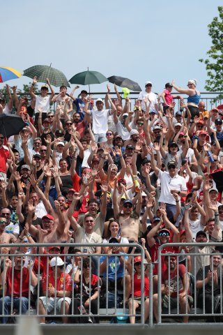 Fans at Monza
