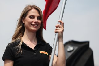 Pirelli Girl on the GT World Challenge Europe Powered by AWS Grid