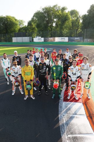 The Italian GT World Challenge Europe Powered by AWS drivers at Monza 