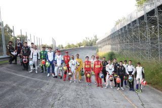The Italian GT World Challenge Europe Powered by AWS drivers at Monza 