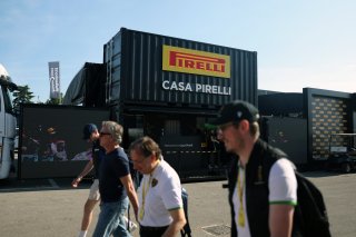 GT World Challenge Europe Powered by AWS fans in the paddock 