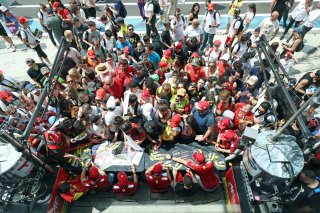 GT World Challenge Europe Powered by AWS - Pitwalk and Autograph Session - #51 - AF Corse - Francorchamps Motors - Alessio ROVERA - Vincent ABRIL - Alessandro PIER GUIDI - Ferrari 296 GT3 and #50 - AF Corse - Francorchamps Motors - Eliseo DONNO - Antonio 