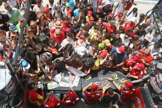 GT World Challenge Europe Powered by AWS - Pitwalk and Autograph Session - #51 - AF Corse - Francorchamps Motors - Alessio ROVERA - Vincent ABRIL - Alessandro PIER GUIDI - Ferrari 296 GT3 and #50 - AF Corse - Francorchamps Motors - Eliseo DONNO - Antonio 