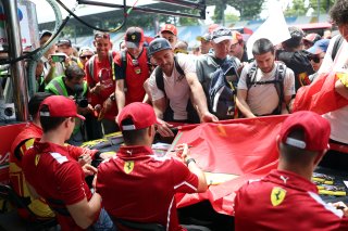 GT World Challenge Europe Powered by AWS - Pitwalk and Autograph Session - #50 - AF Corse - Francorchamps Motors - Eliseo DONNO - Antonio FUOCO - Arthur LECLERC - Ferrari 296 GT3 