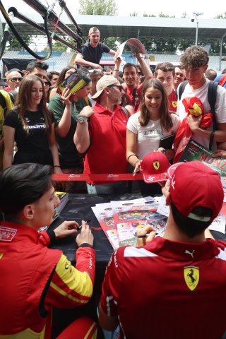 GT World Challenge Europe Powered by AWS - Pitwalk and Autograph Session - #50 - AF Corse - Francorchamps Motors - Eliseo DONNO - Antonio FUOCO - Arthur LECLERC - Ferrari 296 GT3 