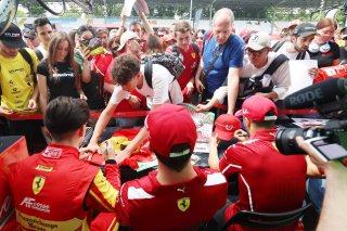GT World Challenge Europe Powered by AWS - Pitwalk and Autograph Session - #50 - AF Corse - Francorchamps Motors - Eliseo DONNO - Antonio FUOCO - Arthur LECLERC - Ferrari 296 GT3 