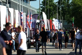 GT World Challenge Europe Powered by AWS fans in the paddock