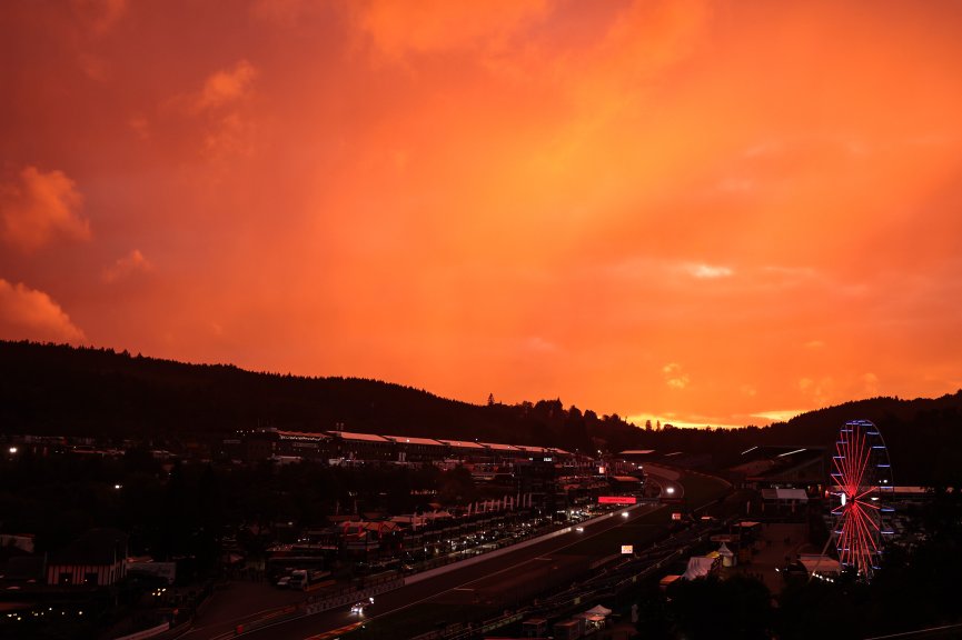Sunset at the CrowdStrike 24 Hours of Spa