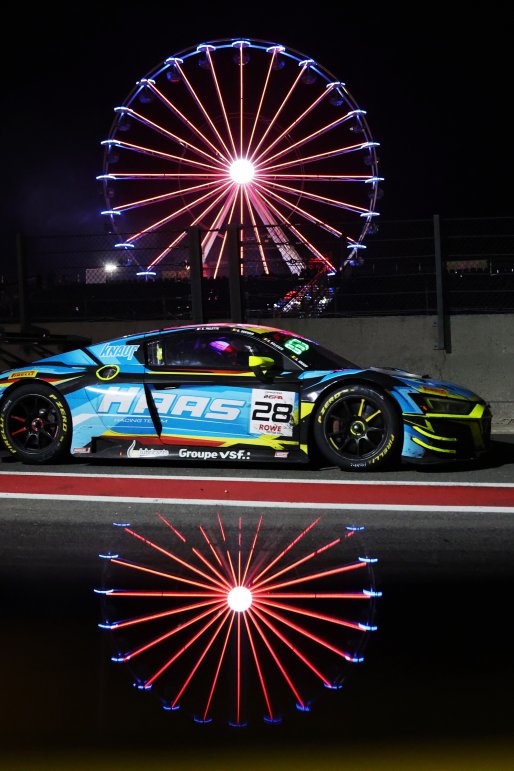 #28 - Haas RT - Xavier KNAUF - Gregory SERVAIS - Simon BALCAEN - Steven PALETTE - Audi R8 LMS GT3 EVO II  | SRO / JEP
