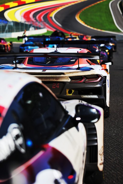 CrowdStrike 24 Hours of Spa Parc Ferme, #24 - Steller Motorsport - Matisse LISMONT - Daniel ALI - Lorcan HANAFIN - Olivier HART - Corvette Z06 GT3.R | SRO / JEP