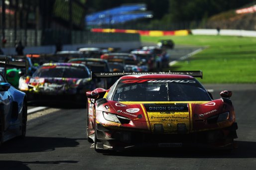 CrowdStrike 24 Hours of Spa Parc Ferme, #50 - AF Corse - Francorchamps Motors - Arthur LECLERC - Antonio FUOCO - Eliseo DONNO - Ferrari 296 GT3 | SRO / JEP