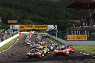 Start of the CrowdStrike 24 Hours of Spa
