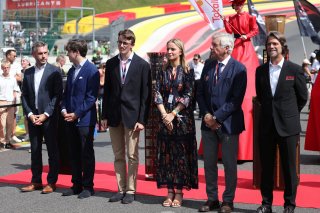 Crowdstrike 24 Hours of Spa Grid - Their Royal Highnesses Princess Louise de Belgique, Prince Nicolas de Belgique and Prince Aymeric de Belgique.
