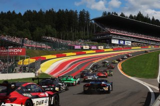 Start of the Crowdstrike 24 Hours of Spa 