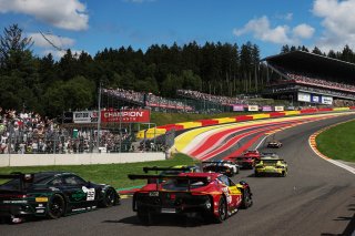 Start of the Crowdstrike 24 Hours of Spa 
