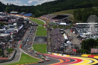 Start of the Crowdstrike 24 Hours of Spa 