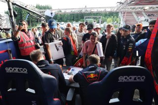 #33 - Vertsappen.com Racing - Harry KING - Chris LULHAM - Thierry VERMEULEN - Aston Martin Vantage AMR GT3 EVO Fans at the Autograph Session