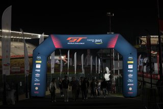Fan track and pitwalk at night