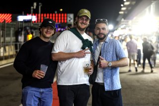 Fans at the Night Pitwalk