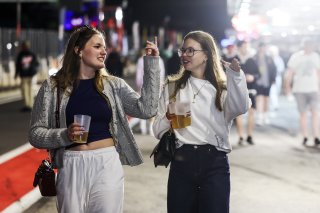 Fans at the Night Pitwalk