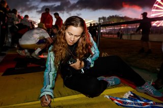 Fans track walk and track signing