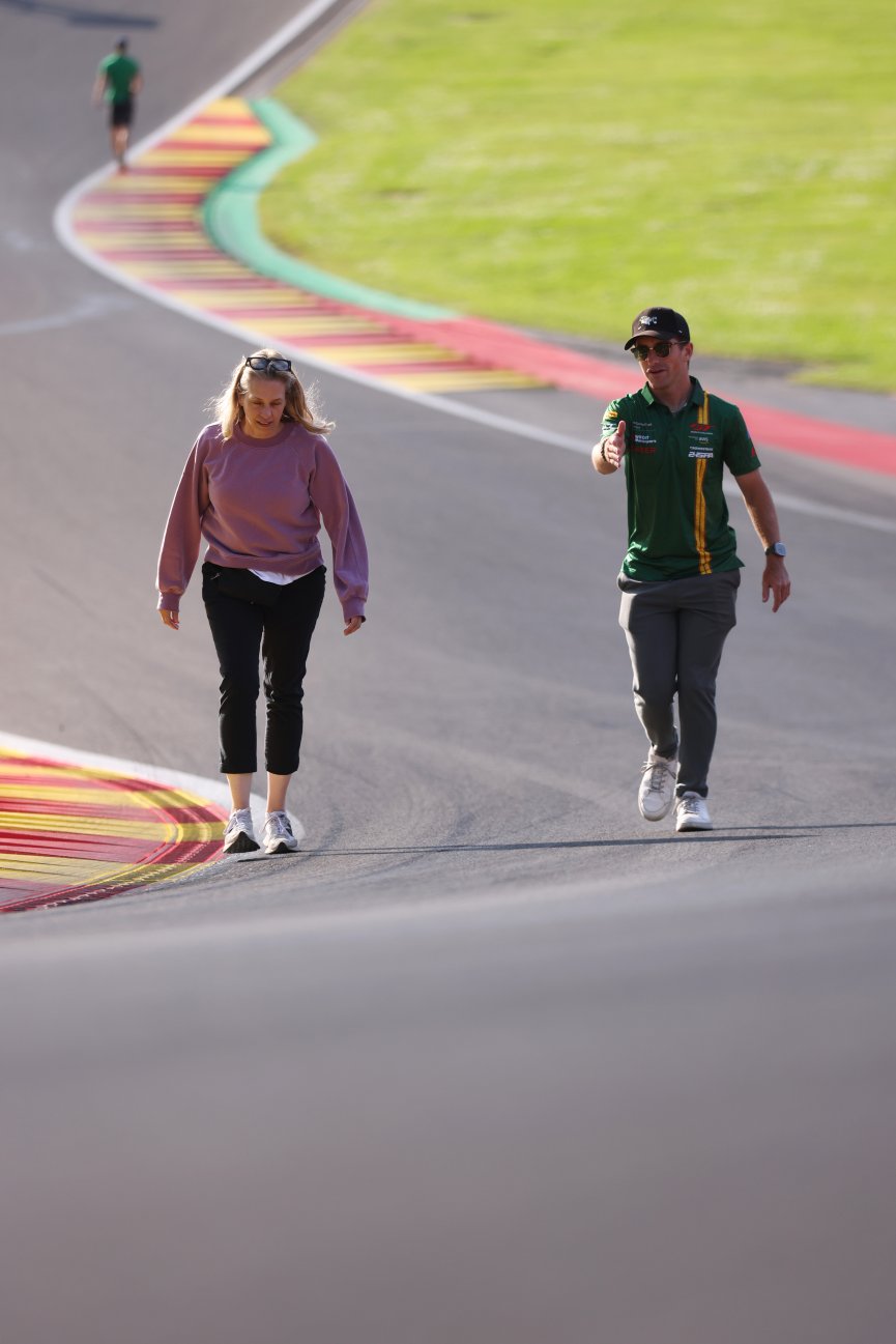 Drivers track walk