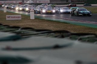 Start of Race 1 - #51 - AF Corse - Francorchamps Motors - Alessio ROVERA - Vincent ABRIL - Ferrari 296 GT3 leads