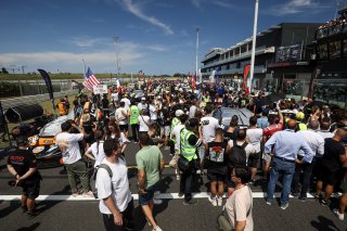 The grid for Race 2