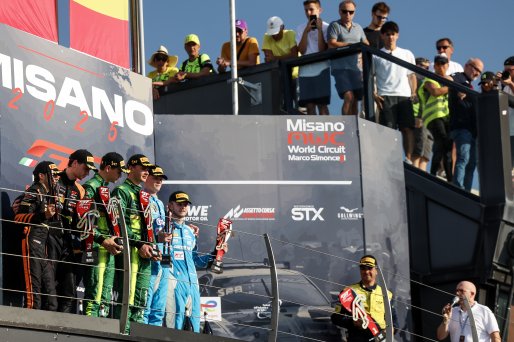 Race 3 Silver Podium (l-r) #10 - Boutsen VDS - Aurelien PANIS - Cesar GAZEAU - Mercedes-AMG GT3 EVO, #21 - Comtoyou Racing - Jamie DAY - Kobe PAUWELS - Aston Martin Vantage AMR GT3 EVO, #30 - Team WRT - Giles STADSBADER - Gustav BERGSTROM - BMW M4 GT3 EVO | SRO / JEP