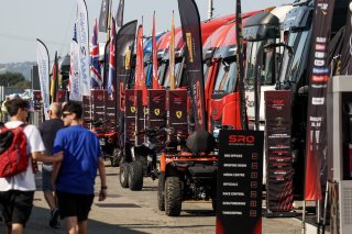 GT World Challenge Europe Powered by AWS paddock at Misano World Circuit Marco Simoncelli