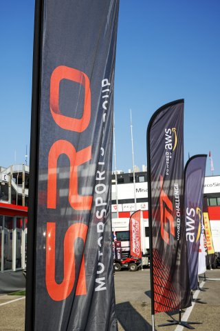 GT World Challenge Europe Powered by AWS paddock at Misano World Circuit Marco Simoncelli