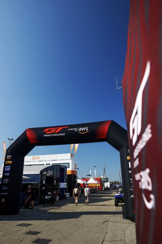 GT World Challenge Europe Powered by AWS paddock at Misano World Circuit Marco Simoncelli