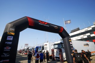 GT World Challenge Europe Powered by AWS paddock at Misano World Circuit Marco Simoncelli