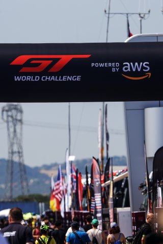 GT World Challenge Europe Powered by AWS paddock at Misano World Circuit Marco Simoncelli