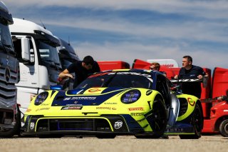 Teams arrive and setup at the circuit