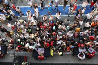 Fans on the Pitwalk / Autograph Session