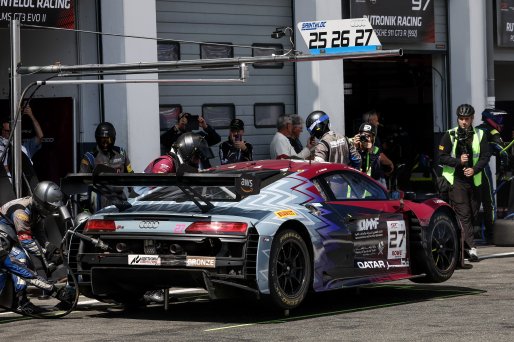 #27 - QMMF by Sainteloc Racing - Ghanim Salah AL-MAADHEED - Ibrahim AL-ABDULGHANI - Audi R8 LMS GT3 EVO II | SRO / JEP